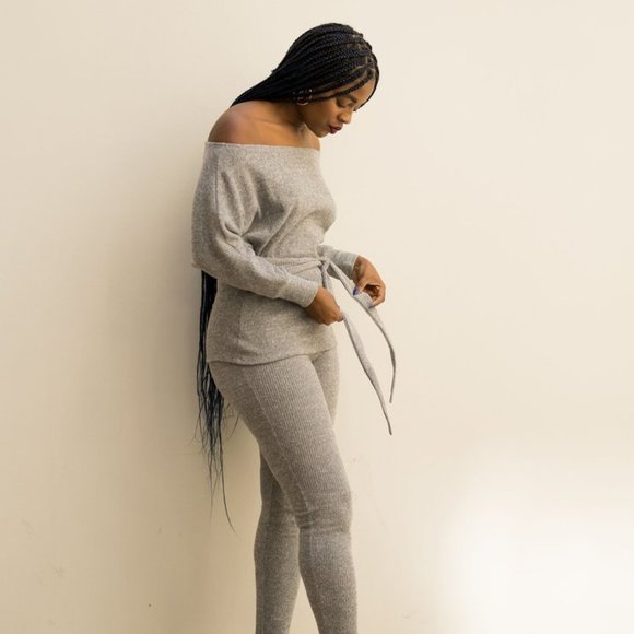 NWT Something by Sonjia x Monroe Steele Halle Lounge Set- 2X - Picture 4 of 5